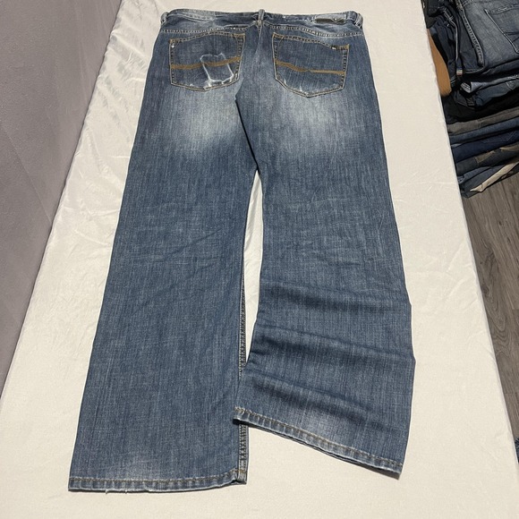 Buffalo David Bitton Other - Buffalo David Bitton Driven Jeans Mens 36x32 Blue Medium Wash Relaxed Wide Leg